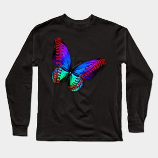 Baseball Butterfly Awesome T shirt For Sport Lovers Long Sleeve T-Shirt